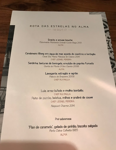 Alma Restaurant Menu