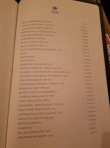 Little London / Bar & Grill Restaurant Menu - Munich