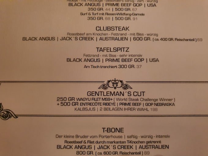 Little London / Bar & Grill Restaurant Menu - Munich