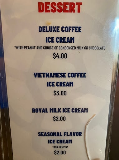 Pho Den Restaurant Menu Burnaby