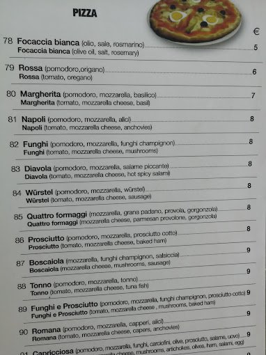 Taverna dei migliori Restaurant Menu