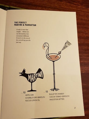 Hawksmoor Air Street Restaurant Menu