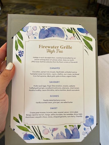 Firewater Grille Restaurant Menu - Perth