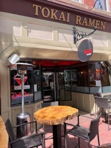 Tokai Ramen Restaurant Menu