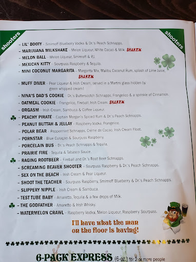 Carlos O'Bryan's Neighbourhood Pub Menu