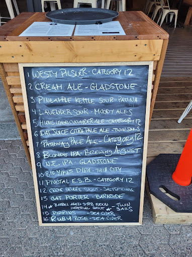Craft Fare Menu - Nanaimo
