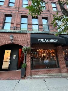 Italian by Night Restaurant Menu