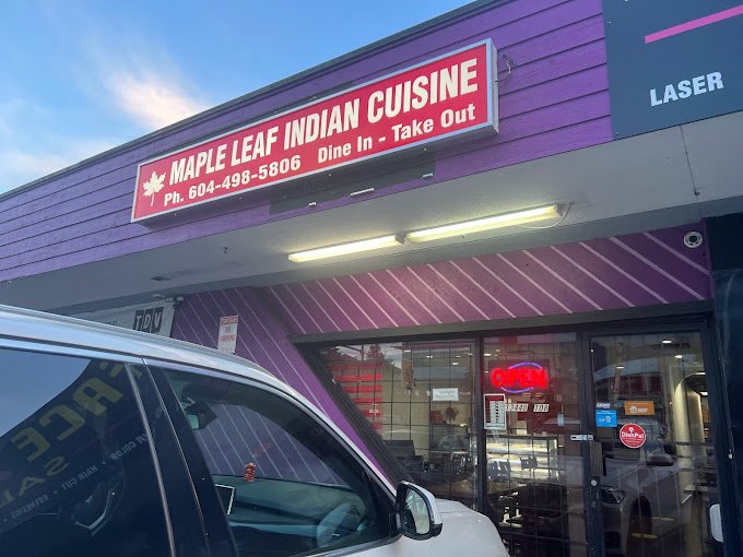 Maple Leaf Indian Cuisine - Surrey