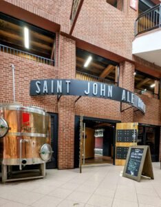 Saint John Ale House Menu