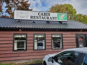 The Cabin Restaurant Menu