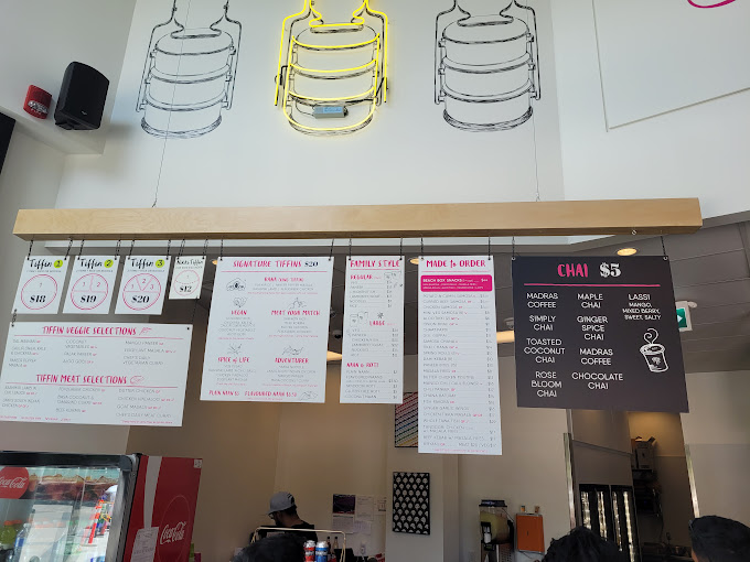 Tiffin India's Fresh Kitchen Menu - Kelowna