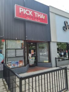 Pick Thai restaurant Menu - Kelowna