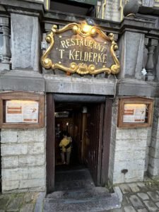 T Kelderke Menu - Brussels