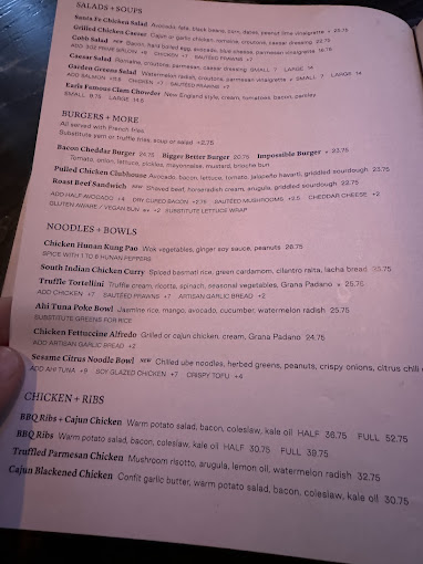 Earls Kitchen + Bar Restaurant Menu