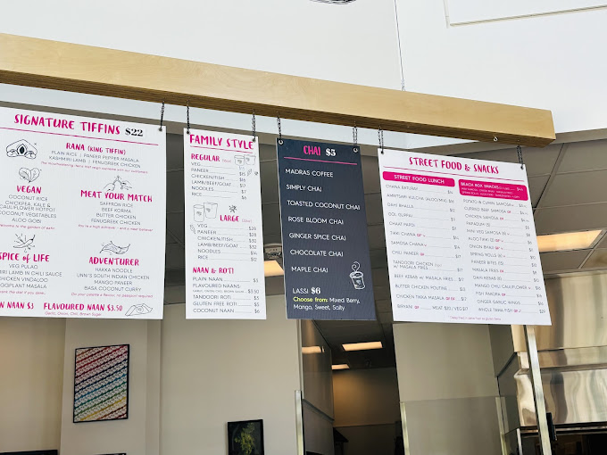 Tiffin India's Fresh Kitchen Menu - Kelowna