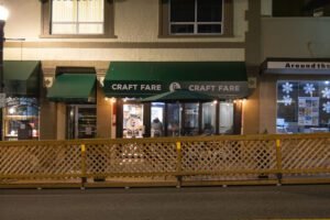 Craft Fare Menu - Nanaimo